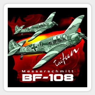 Messerschmitt ME-108 LuftwaffeWW2Fighter Aircraft Sticker